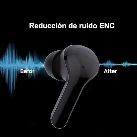 Audífonos Bluetooth Auriculares Negro