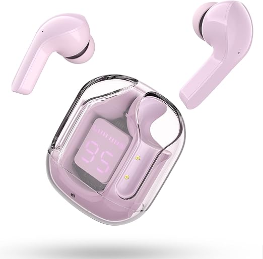 Audífonos Bluetooth Auriculares Rosa